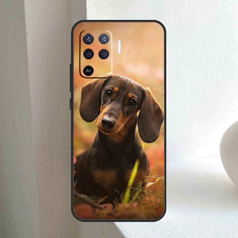 Dachshund Dog For OPPO A80 A60 A40 A5 A6 Pro A15 A17 A57 A16 A76 A96 A18 A38 A58 A78 A98 A54 A74 A94 Case