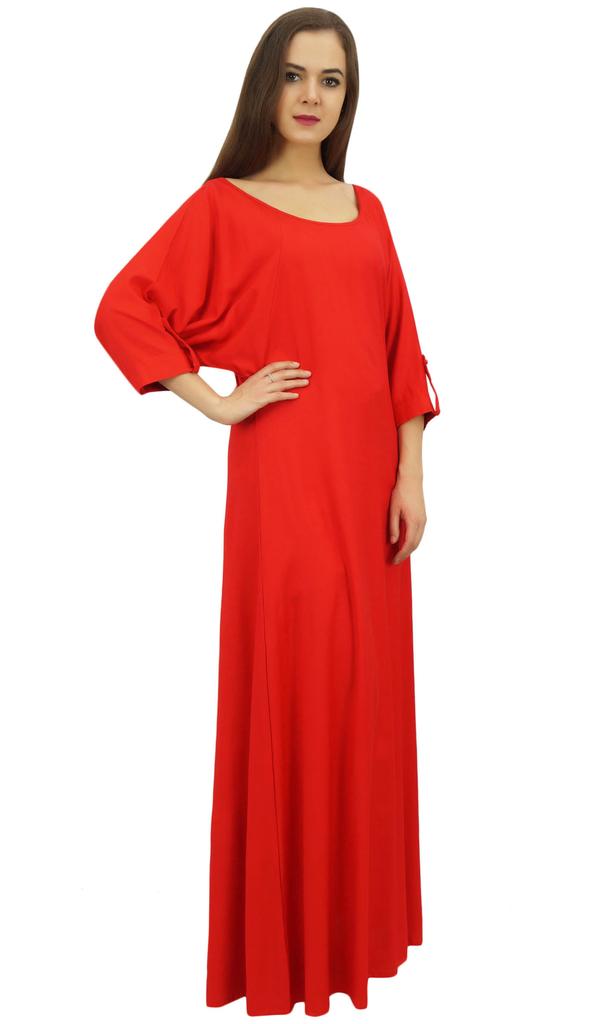 Bimba Women's Boho Black Maxi Dress With Tassel Scarf Designer Summer