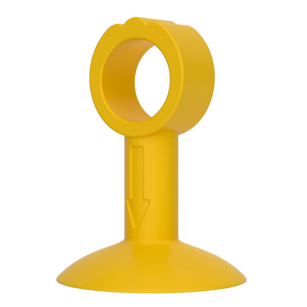 3cps Silicone Door Stoppers Suction Cup Type Door Handle Cover Crash Pad Door Handle Bumper Home