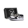 Air Jordan 1 Низкие Винтажные Баскетбольные Кроссовки Устойчивые к Скольжению и Истиранию Мужские Темно-Серые 553558-131(Team85-S-BOX-A)