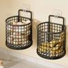 1/2/3 Grids Wall Mounted Storage Basket Large Capacity Comb Storage Bucket Kitchen Shelf  Bathroom