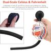 Coolant Tester, Antifreeze Tester High Accuracy Dial Type Anti-Freeze Coolant Tester Car Battery Liquid Densitometer 6/12/24V