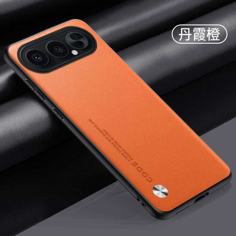 Кожаный чехол Funda для Honor 500 Pro / Honor 500 Чехол-крышка Модная текстура из волокна ПУ-кожа Защита Ударопрочная задняя крышка Capa