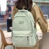1PC Junior High School Students Large-capacity Simple Schoolbag Women's Versatile Casual Backpack College Students Ins New High School Backpack