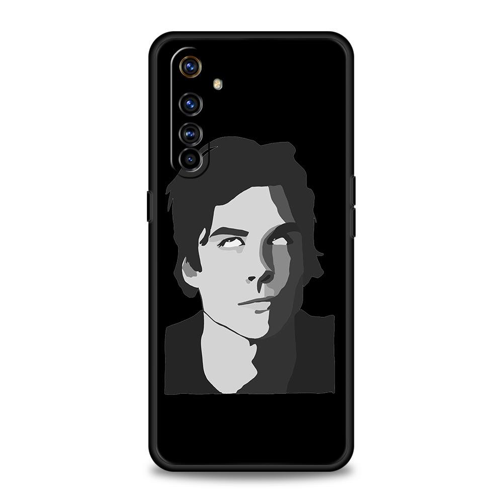 Чехол для телефона Дневники вампира Деймон для Realme 12 11 10 6 7 9 Pro Plus 8 5G C35 8i 9i GT2 GT3 GT5 GT Neo 2 3 5 Черный чехол