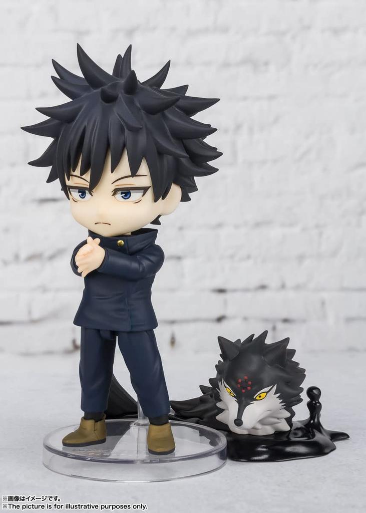 TAMASHII NATIONS Figuarts mini Jujutsu Kaisen Megumi Fushiguro примерно 100 мм окрашенная подвижная фигурка из ПВХ и АБС