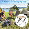 Складной походный тканевый стол с 2 подстаканниками, сумка для переноски, сверхпрочный, водонепроницаемый
