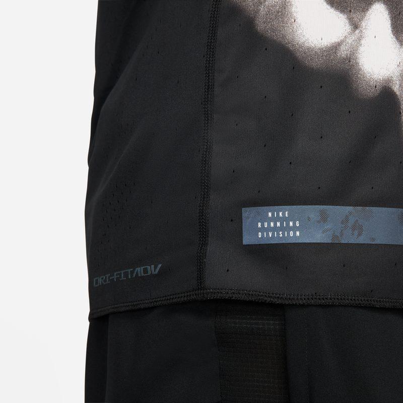 Nike Мужская черная майка для бега DX0846-010