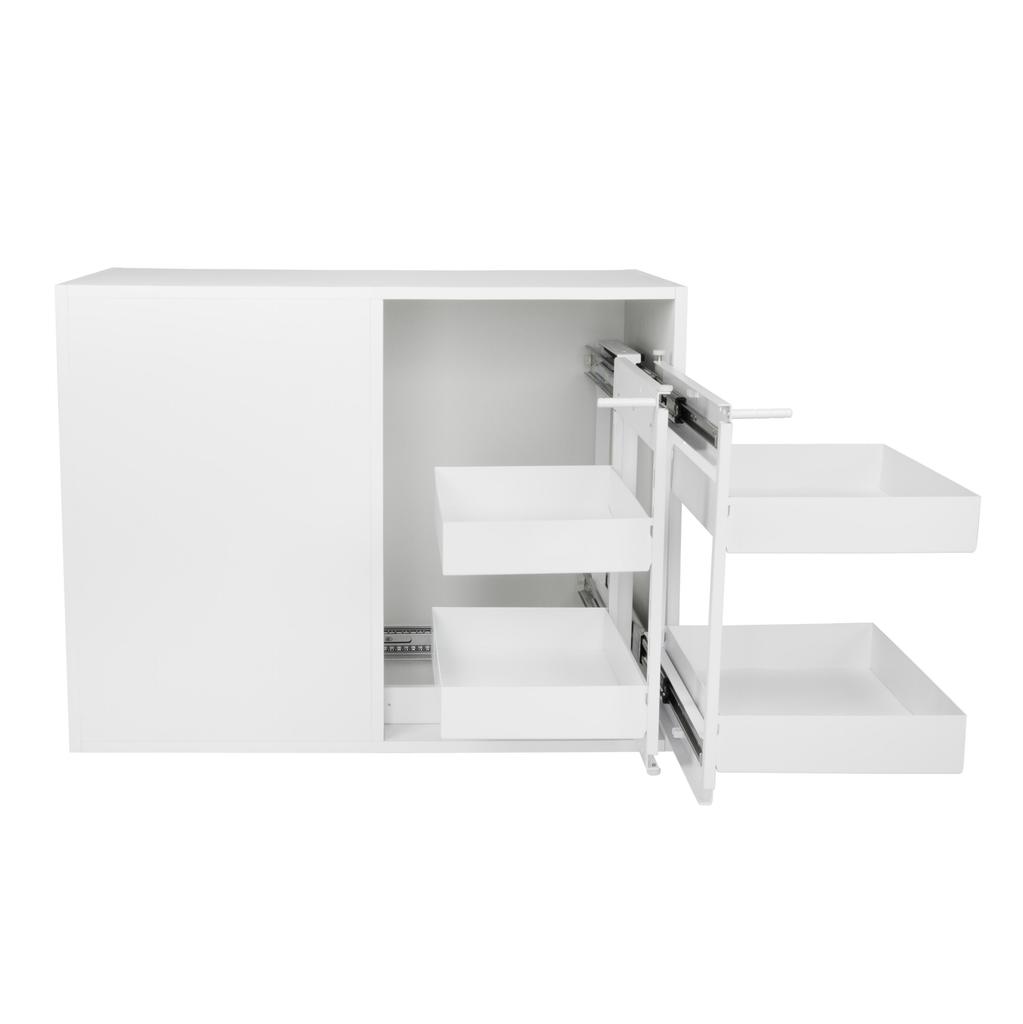 Magic Cargo Kitchen Cabinet Basket Universal White Sliding mm Magic Cargo Kitchen Cabinet Basket Universal White Sliding 800mm