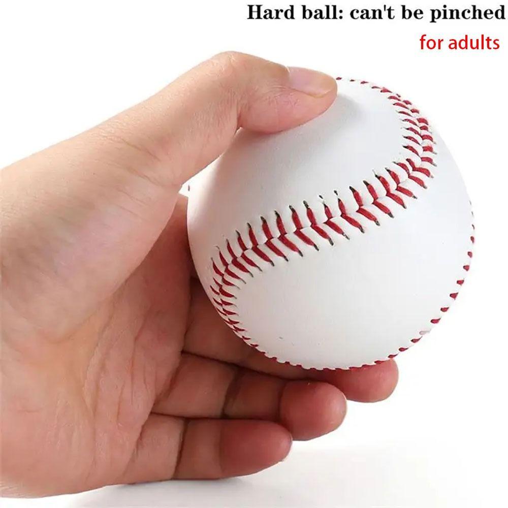 1Pcs Soft Hard Sports Baseball Rubber Inner Training Baseball Handmade Baseball  for Adults Children