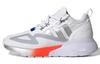 Originals ZX 2K Дышащие Низкие Детские Повседневные Кроссовки Бело-Серые Для Детей Возрастом 3-7 Лет H69032