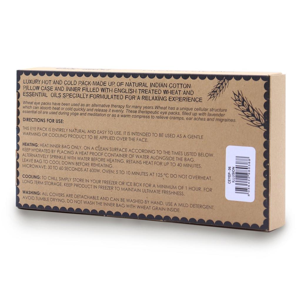 Lavender Eye Pillow Gift Box Cotton Juco Illusion