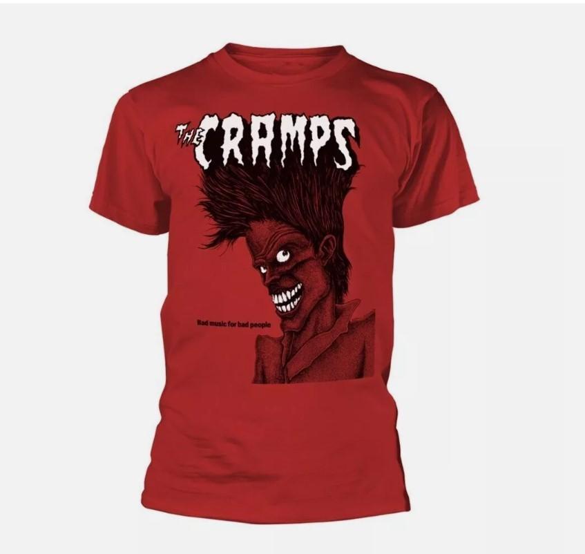 The Cramps Bad Music For Bad People Красная футболкаНОВАЯ Унисекс футболка