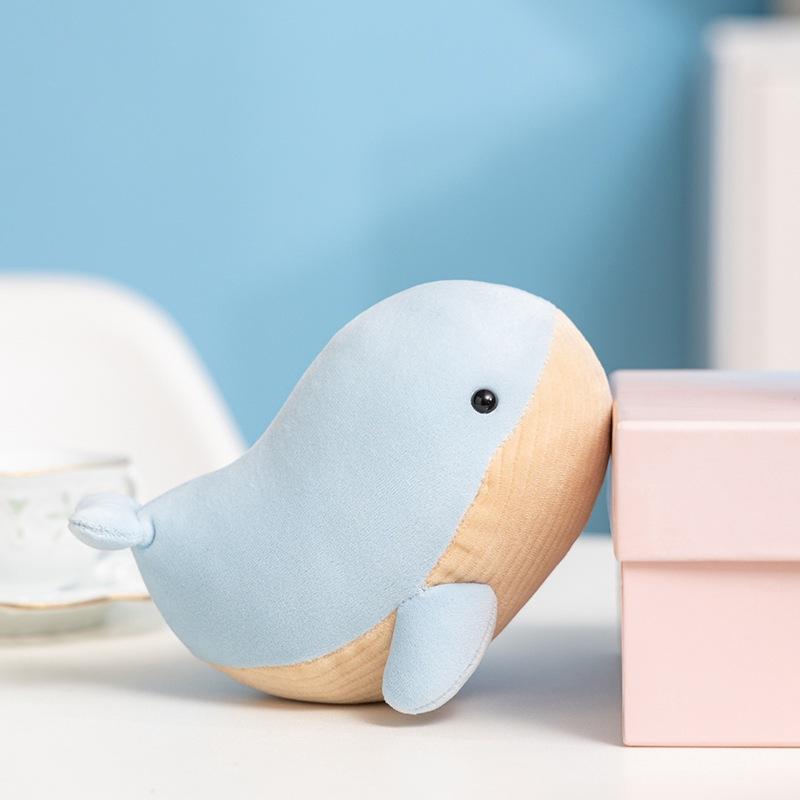 Мультяшная кукла Океанский кит Симуляция Косатка Белуха Кукла Горбатый кит Маленькая хватательная тряпичная кукла