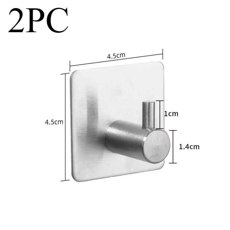 2 шт. липкие настенные крючки, крючки для халатов в ванной комнате, кухонные крючки, крючки для шляп, липкие крючки, крючки для хранения, для ключей от полотенец, вешалка для ткани, дверца