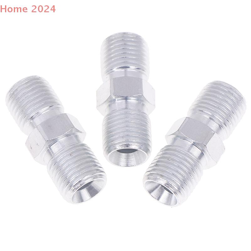 3 шт. Ниппель 1/4" наружный к 1/4" наружному NPT, Адаптер для соединения шланга безвоздушного распылителя краски и других