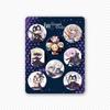 8 Pcs/Set Anime Tinning Backpack Badge Brooch Pin Souvenir Clothing Bag Backpack Accessories Gift For Friends