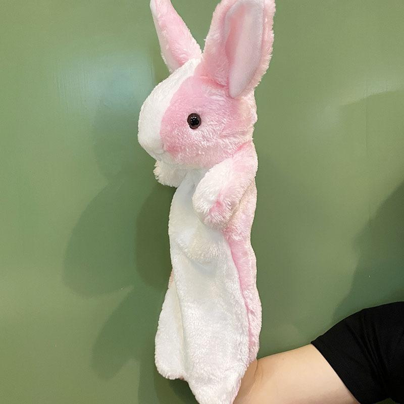 Интерактивная кошка ручная кукла животное ручная кукла кошка борцовские перчатки детское раннее образование обучение ручные марионетки товары для питомцев