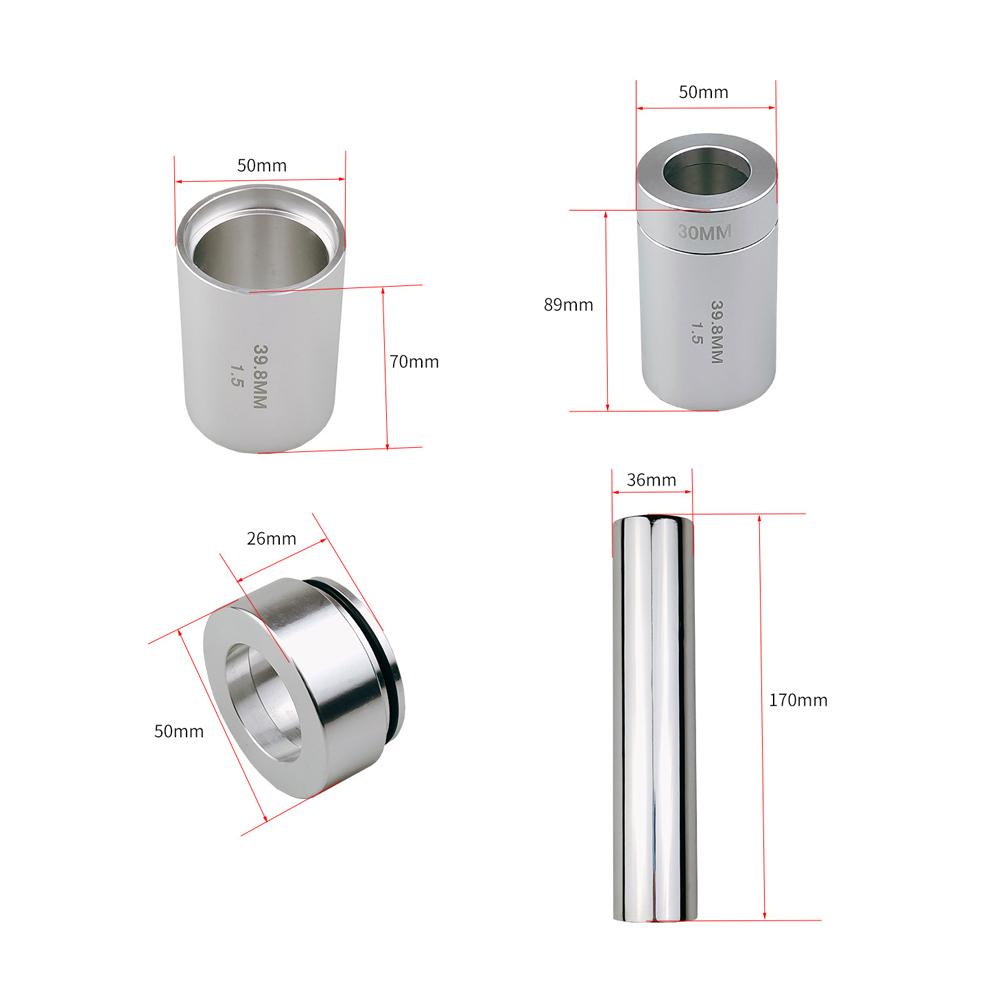 Набор инструментов для установки короны передней вилки велосипеда Инструмент для установки чашки рулевой колонки велосипеда Система настройки против скольжения Удлинитель для 28,6 мм