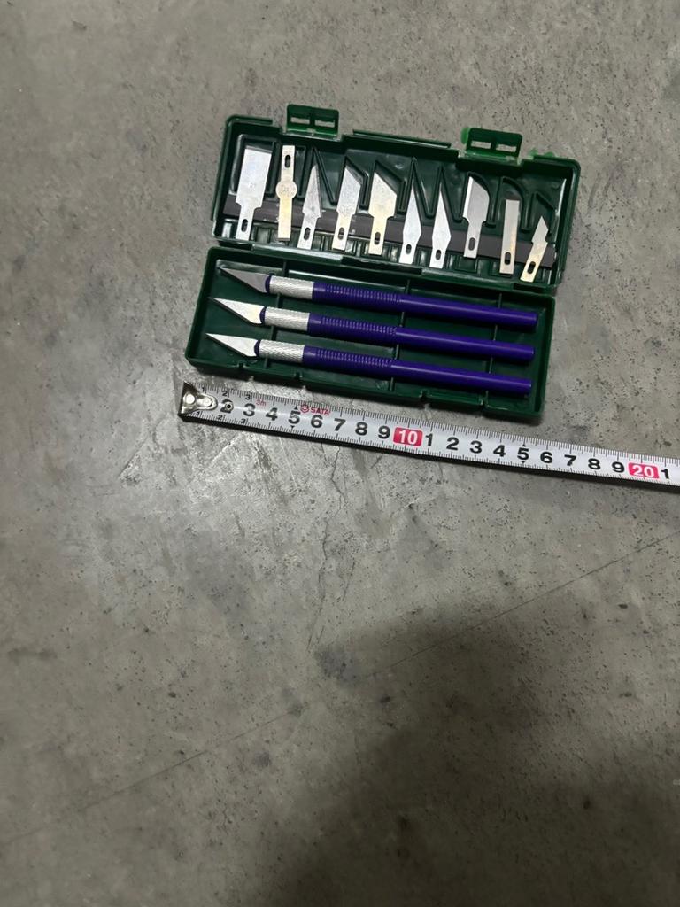 Набор из 13 художественных резцов для резьбы по дереву с коробкой, резак для бумажных наклеек, лезвие для резьбы по дереву, режущая головка, съемные инструменты для резьбы