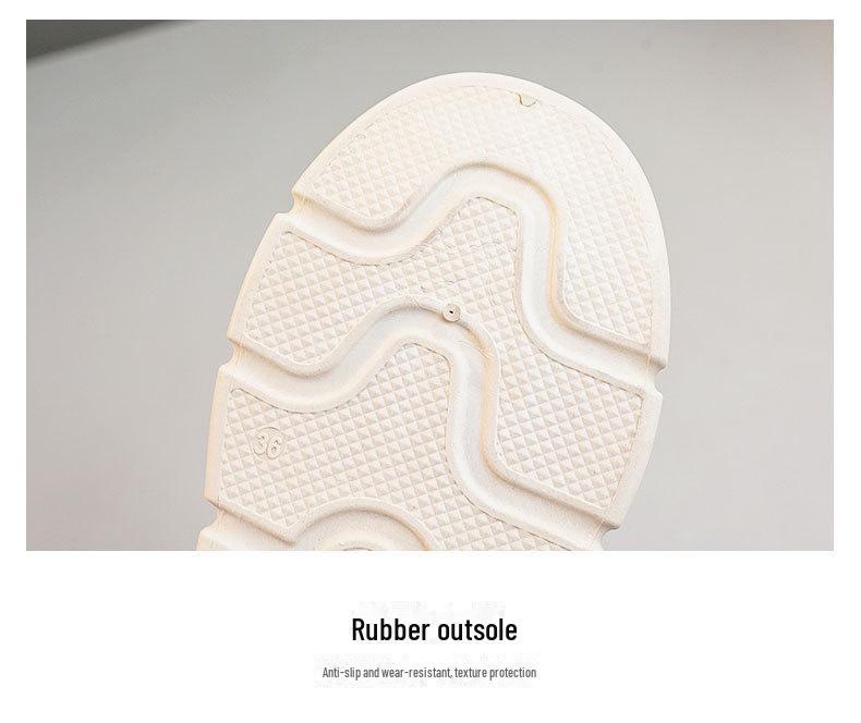 W3651 Женские летние полутапочки на толстой подошве: 2024 Белые повседневные полые сандалии