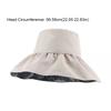 Solid Color Women Fisherman Hat Anti-Ultraviolet Foldable Wide Brim Sun Hat Adjustable Sunshade Sun Protection Hat