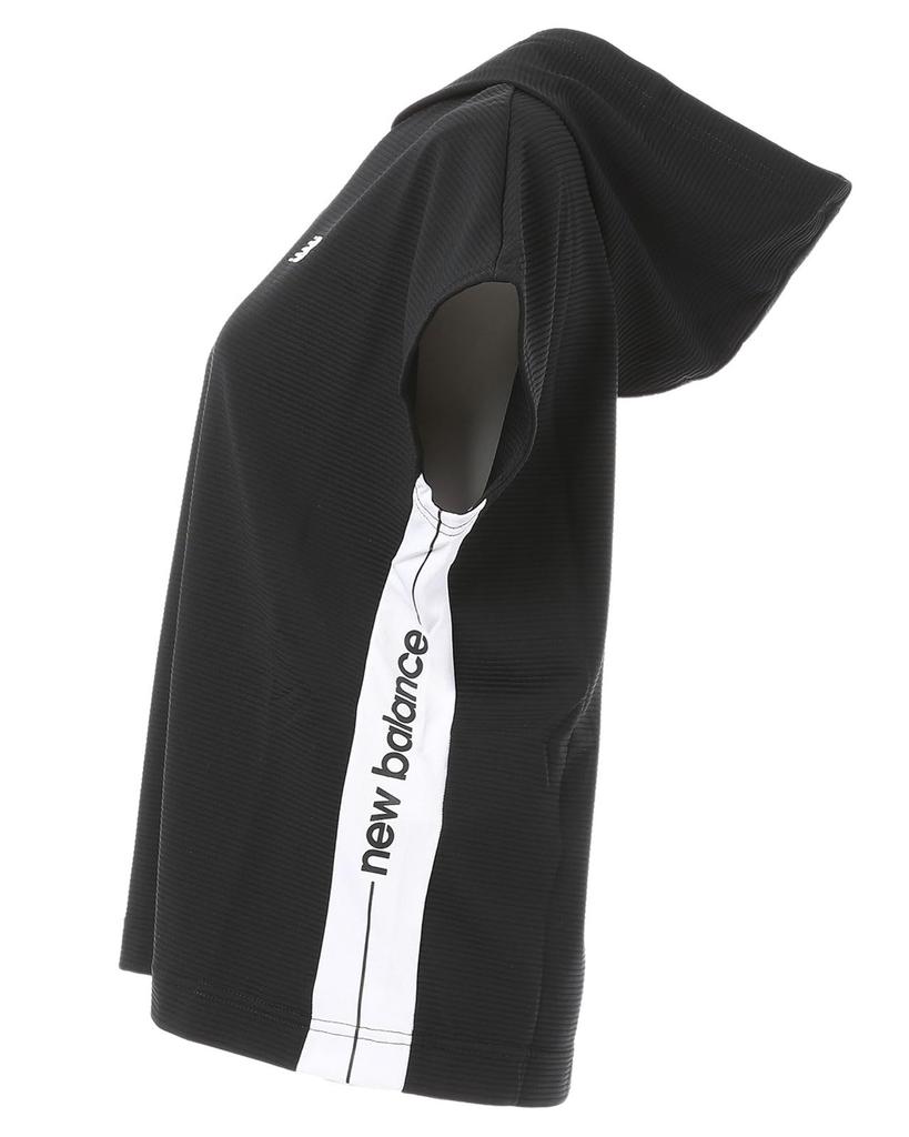 Golf French Sleeve Parka to the 2 [New Balance] Women's (Stretchy/Cool touch) / 012-5164503 010_Black