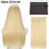 MISS WIG Synthetic Invisible Fish Wire No Clip Wavy Hair Extensions Long Hairpiece Natural Black Brown Blonde for Women Fake Hair Piece