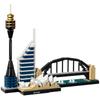 New York London Pairs Dubai Lanmark City Skyline Building Blocks Construction Bricks Set