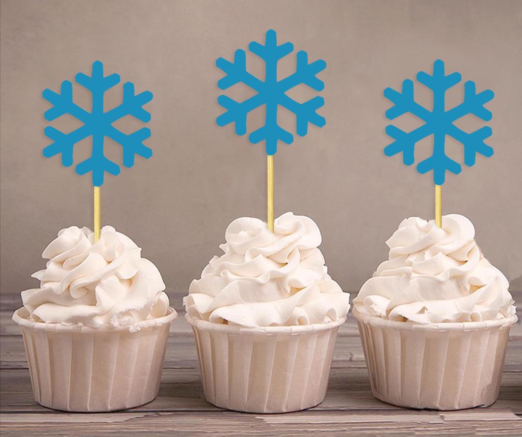 Дарлинг Сувенир| Празднование Рождества Снежинка Кекс Ботворезы | Украшения для зимнего свадебного десерта - упаковка