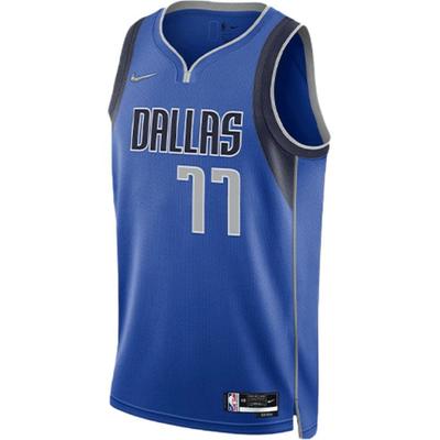 Баскетбольная майка NBA Retro SW Fan Edition - Лука Дончич №. 77 Мужские топы Синие DB3568-480