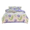 Хлопковый 4-предметный комплект постельного белья Hongdou, приятный для кожи