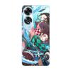 Чехол - Maniacase - Oppo A60 - Demon Slayer Tanjiro Kamado - Мягкий - Черный