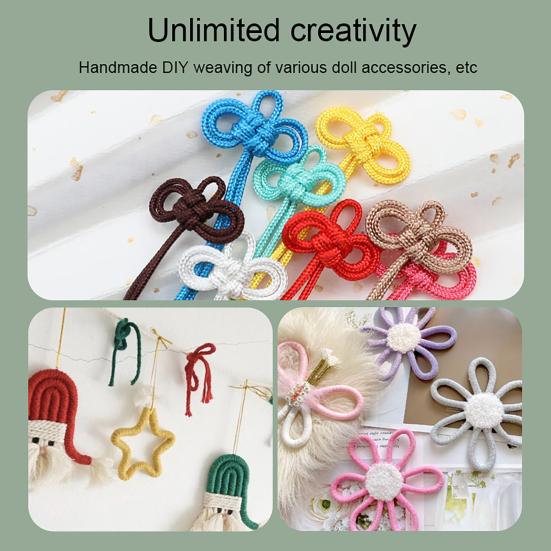 Ручная намотка шнура, компактный размер, эффективный органайзер для вязания шнура, портативная вязальная машина для самостоятельного изготовления катушек