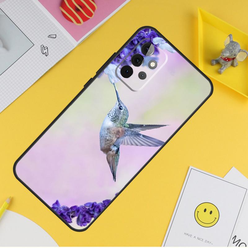Чехол для телефона с изображением колибри для Samsung Galaxy A53 A33 A13 A12 A32 A52 A14 A34 A54 A15 A25 A35 A55 A71 A51