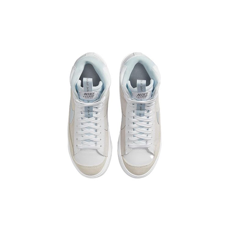 Nike Кроссовки Blazer Mid 77 SE GS Dance - White Aura для детей Summit-White Flat-Pewter DH8640-103