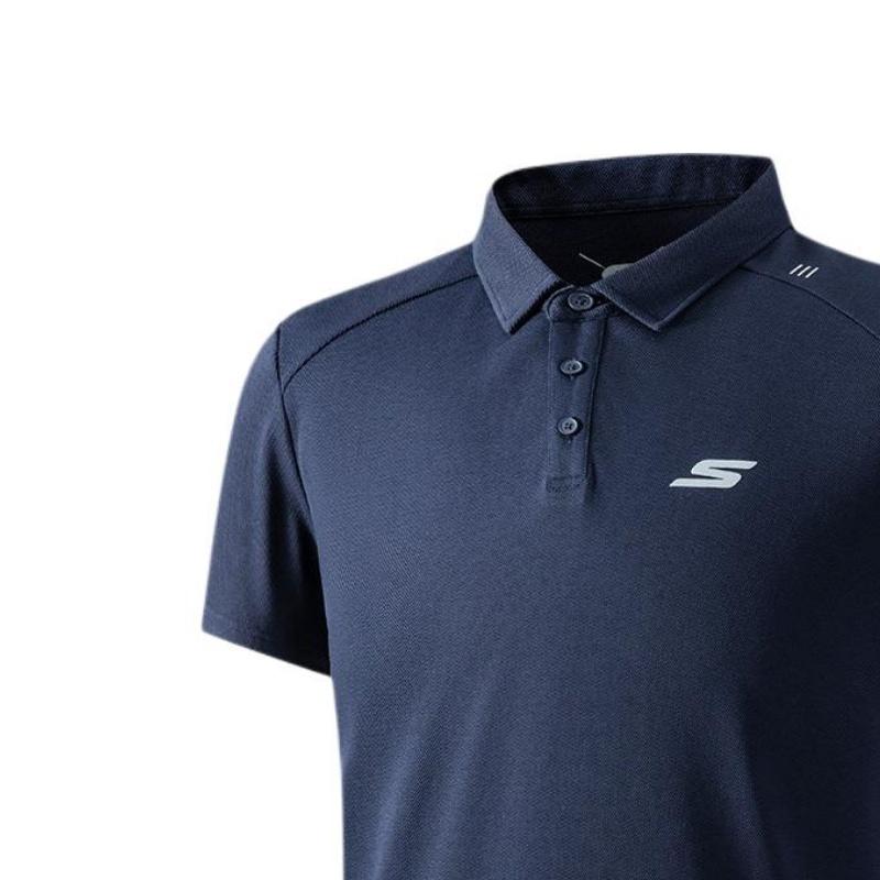 Skechers Polo Shirt Men's Navy Blue P225M241-022C
