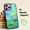 F-Frutiger Aero Aqua N-Nostalgia Чехол для телефона для iPhone17,16,15,14,13,12,11 Plus, Для чехла с магнитной беспроводной зарядкой