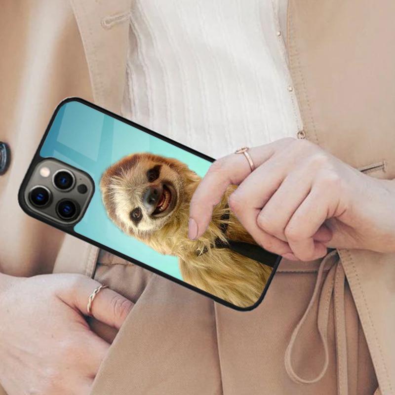 Cute Sloth Animals Magnetic Phone Case For APPLE iPhone 17 Air 16 14 13 12 Pro Max 15 Plus Wireless Charge With MagSafe Cover
