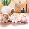 Decor Simulated Pearl Embroidered Flower Hat Cartoon Rabbit Plush Toy Pendant