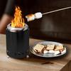 Бездымный настольный костер для помещений и улицы, мини-костер, работающий на дровах или пеллетах, переносной костер