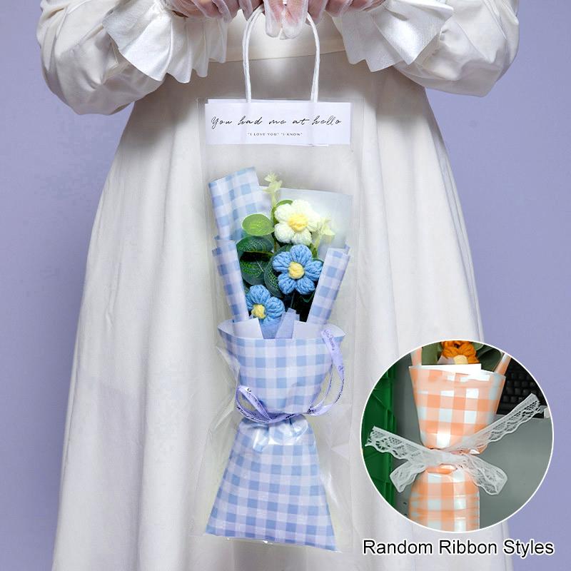 Букет из искусственных цветов Подарок маме на День матери Подарочные аксессуары на День учителя