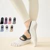 Professional Non-Slip Yoga Socks Women'S Short Tube Sports Invisible Boat Socks Pilates Sweat-Absorbing Breathable Split-Toe Socks