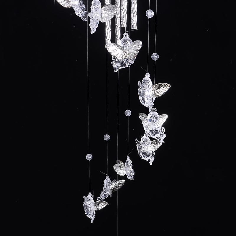 Подвеска-колокольчик для двора, подарок, удача, ангел-хранитель, металлический колокольчик, подвесной, приятный звук