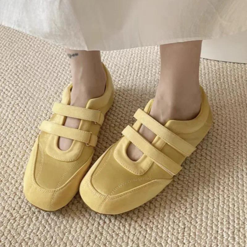 Балетки Женские Повседневные Кроссовки Туфли Мэри Джейн Балетные Женские Сандалии 2025 Новые Летние Лоферы Элегантное Платье Тренд Zapatos De Mujer