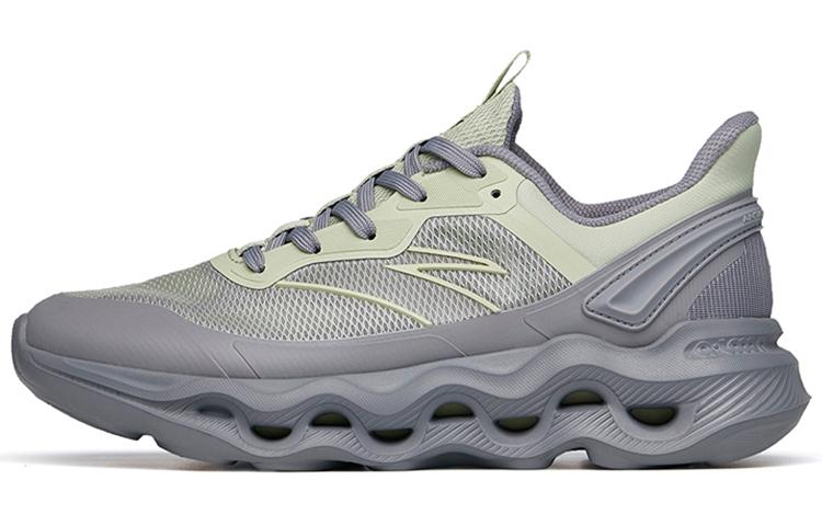 Men's Sneakers Anta Fabric Cushioning Slip Resistant Abrasion Resistant Low top Training Shoes Men's Green