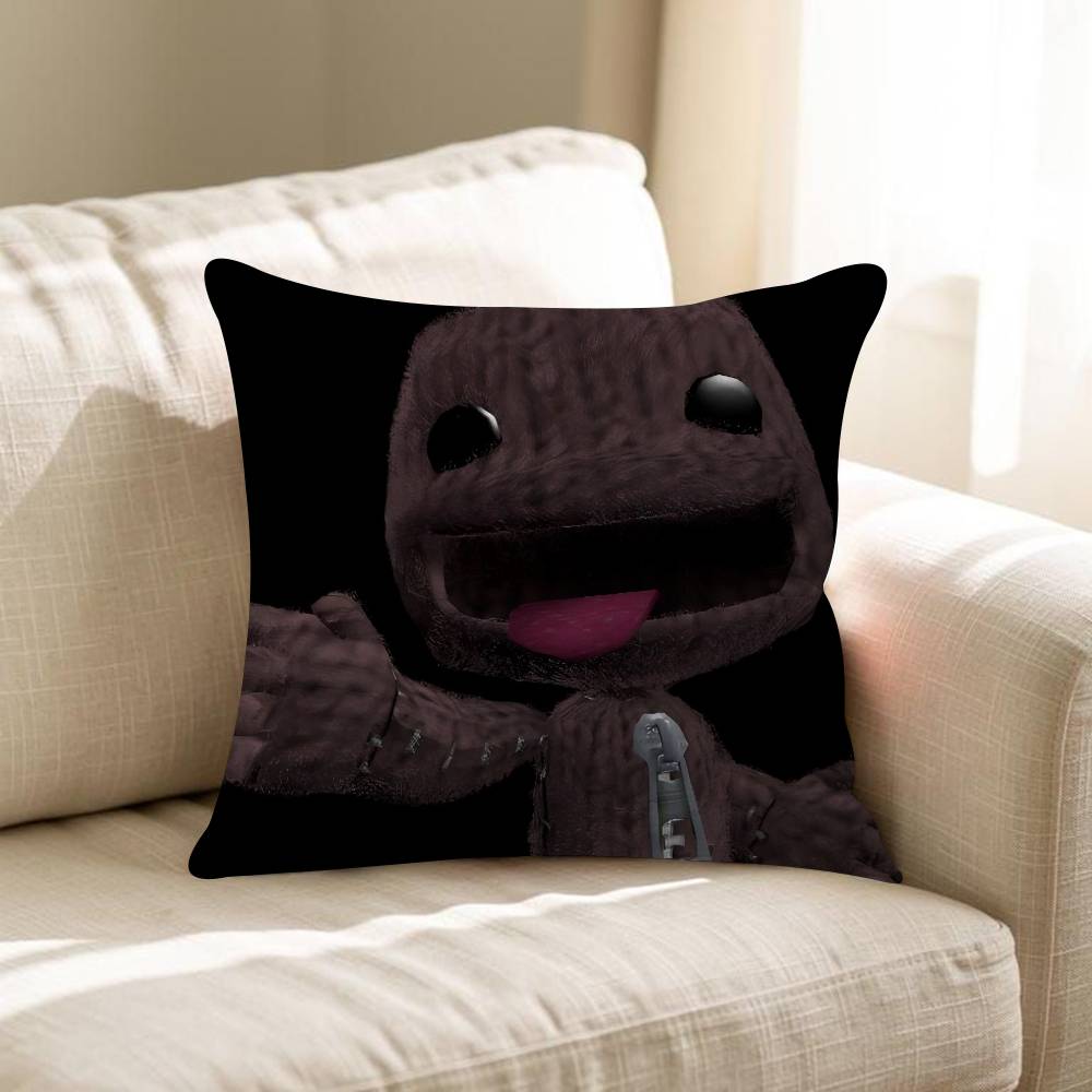 Забавная подушка-чехол Sackboy из LBP Наволочка для подушки Гостиная Диван Домашний декор На заказ