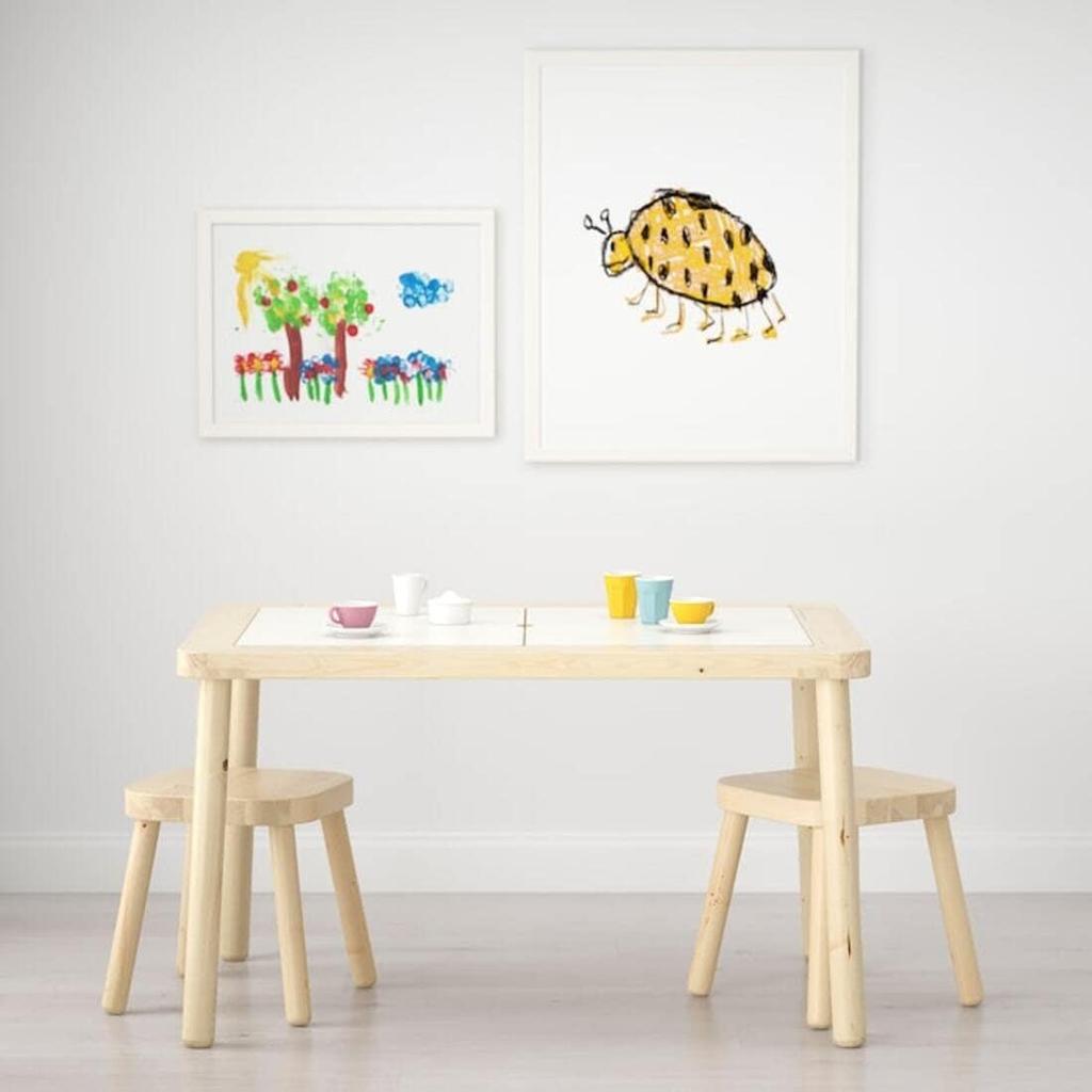 IKEA FLISAT Children's Pine Stool M10596537