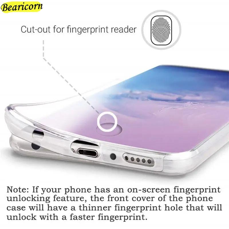 360 Полный корпус Силиконовый чехол Для Samsung Galaxy S2 S24 Ultra S23 Plus S22 S21 FE S20 S10 Lite S9 S8 Двойной прозрачный