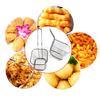 Мини-фритюрница из нержавеющей стали для картофеля фри, чипсов, кухонная фритюрница, корзина для готовки, инструмент для приготовления пищи MIT
